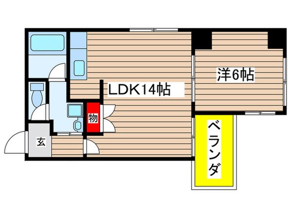 ザ・モーク桜山の物件間取画像